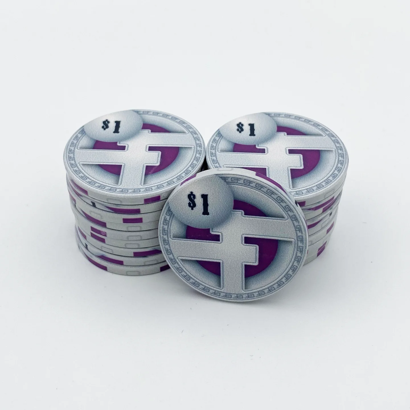 Dropa Discs Ceramic Poker Chip - Image 5