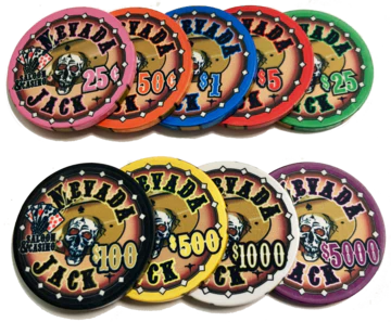 Nevada Jack Skulls Poker Chip - Image 12