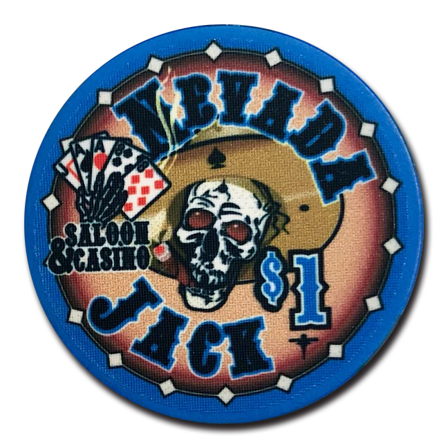 Nevada Jack Skulls Poker Chip - Image 3