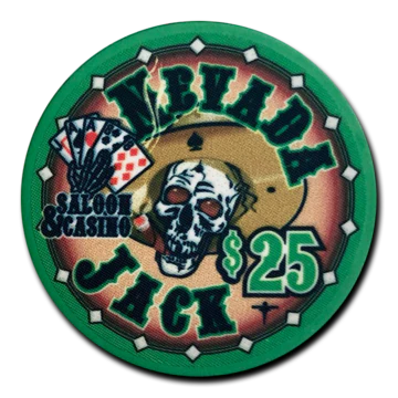 Nevada Jack Skulls Poker Chip - Image 7