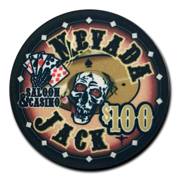 Nevada Jack Skulls Poker Chip - Image 8