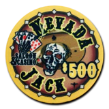 Nevada Jack Skulls Poker Chip - Image 9